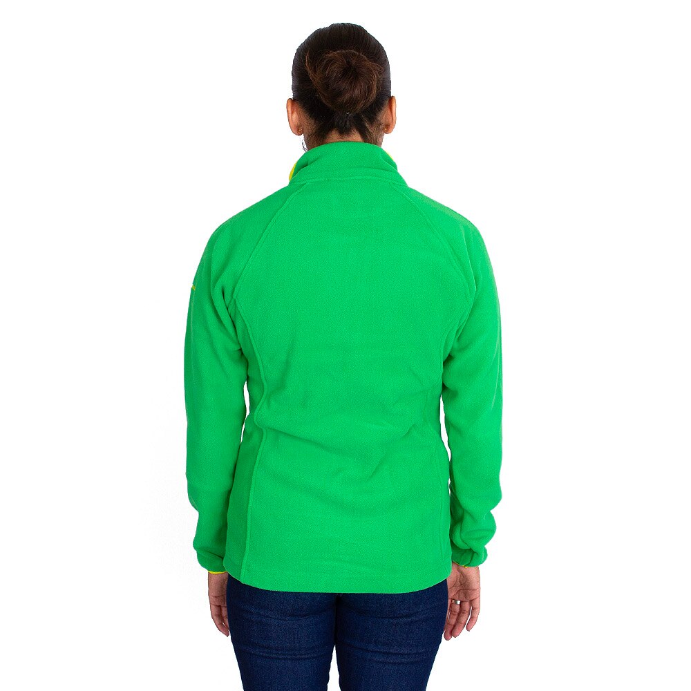Oregon Ducks, Columbia, Green, Coat/Jacket, Polyester, Women, Give and Go III, Full Zip, Fleece, 796619